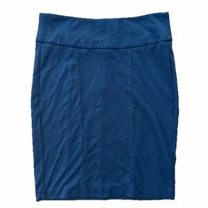 CAbi Black Stretch Pencil Skirt Size 8 Work Career Office